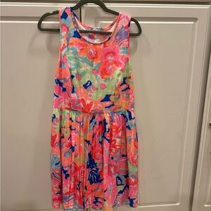 Lilly Pulitzer Dress Sz 14 Kassia Playa Hermosa - very flattering fit